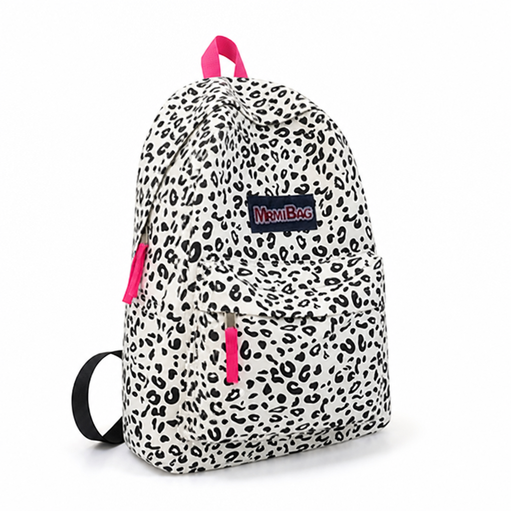 Lightweight Durable Leopard Print Backpack