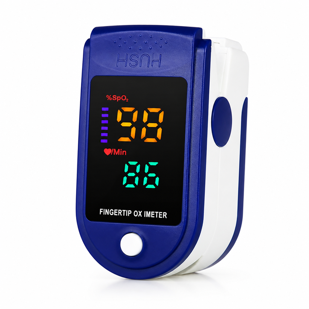 Non-Invasive LED Finger Pulse Oximeter