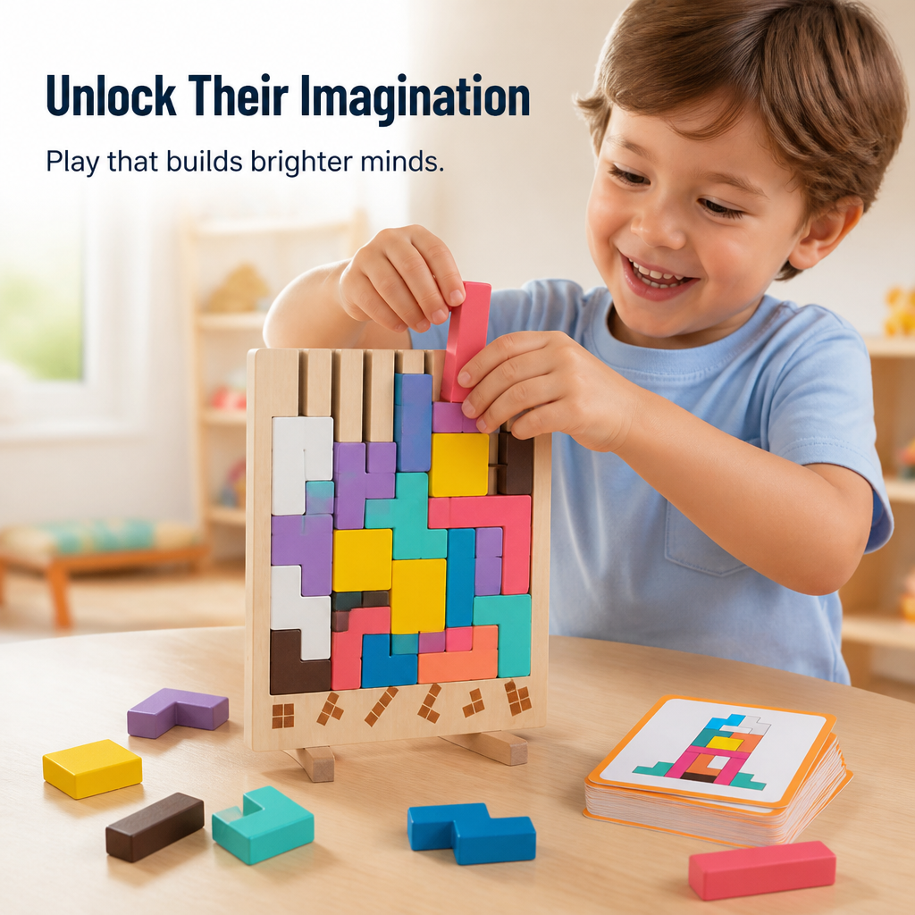LuminiBlocks™ — Ignite Your Child’s Genius with Every Colorful Stack