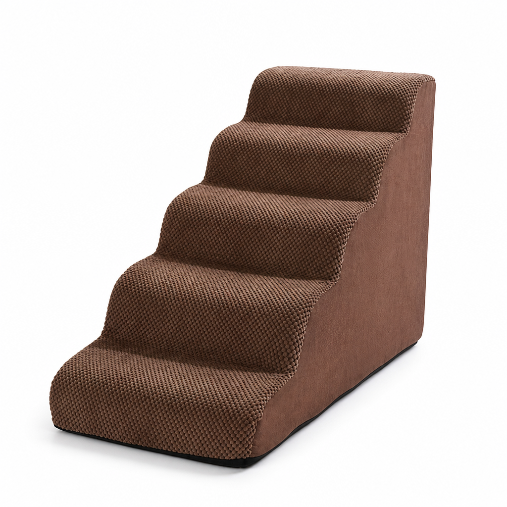 Anti-Slip Detachable & Washable Pet Stairs (5-Step)
