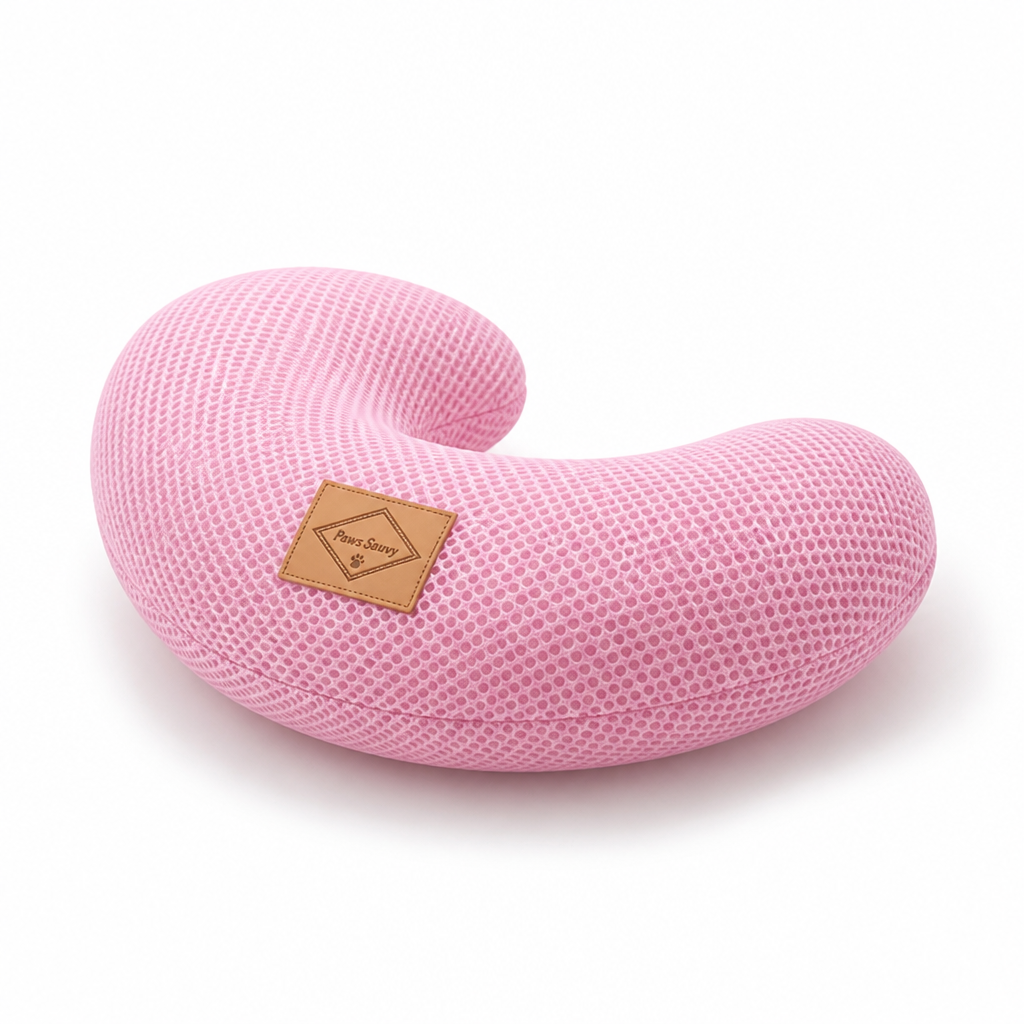 Breathable Neck & Spine Support U-Shaped Pet Pillow (Small Pets)