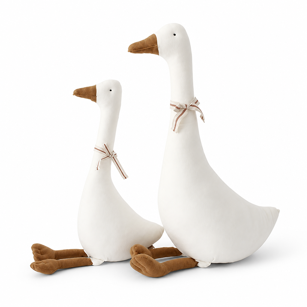 Kids' Soft PP Cotton Goose Plush Pillow (Two Sizes)