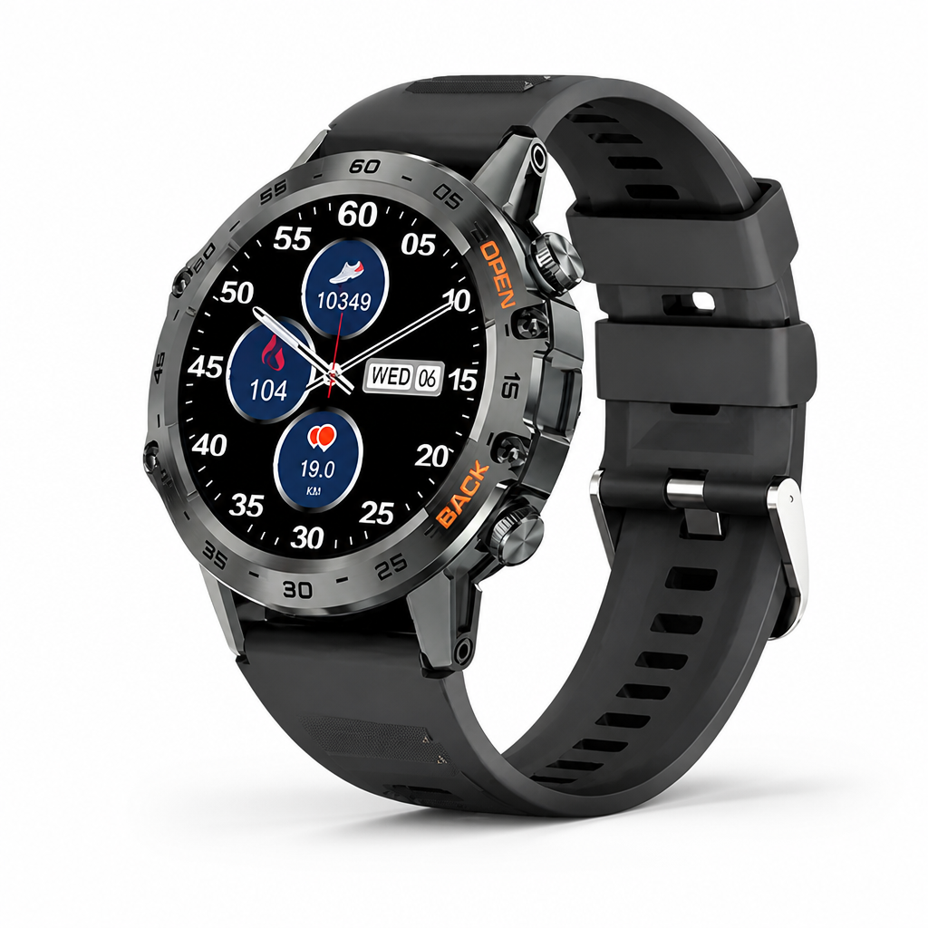 AMOLED Display & Built-In GPS Smartwatch