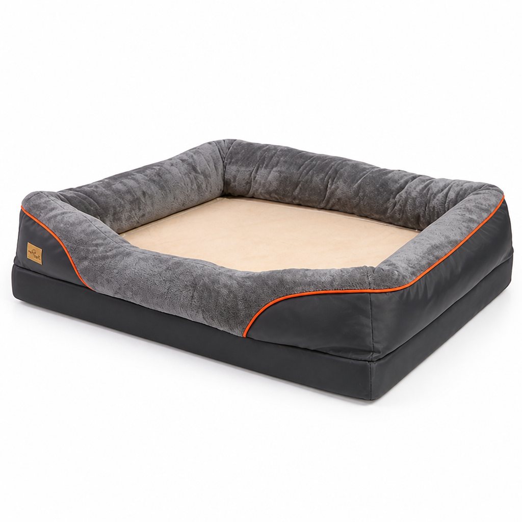 Extra-Large Orthopedic Foam Dog Bed (Washable Zipper Cover)