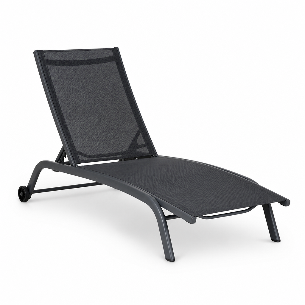 Ergonomic Adjustable Outdoor Recliner (UV-Resistant Fabric)