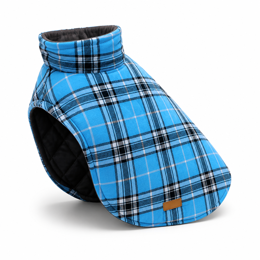 Reversible Waterproof Cozy-Lined Dog Coat