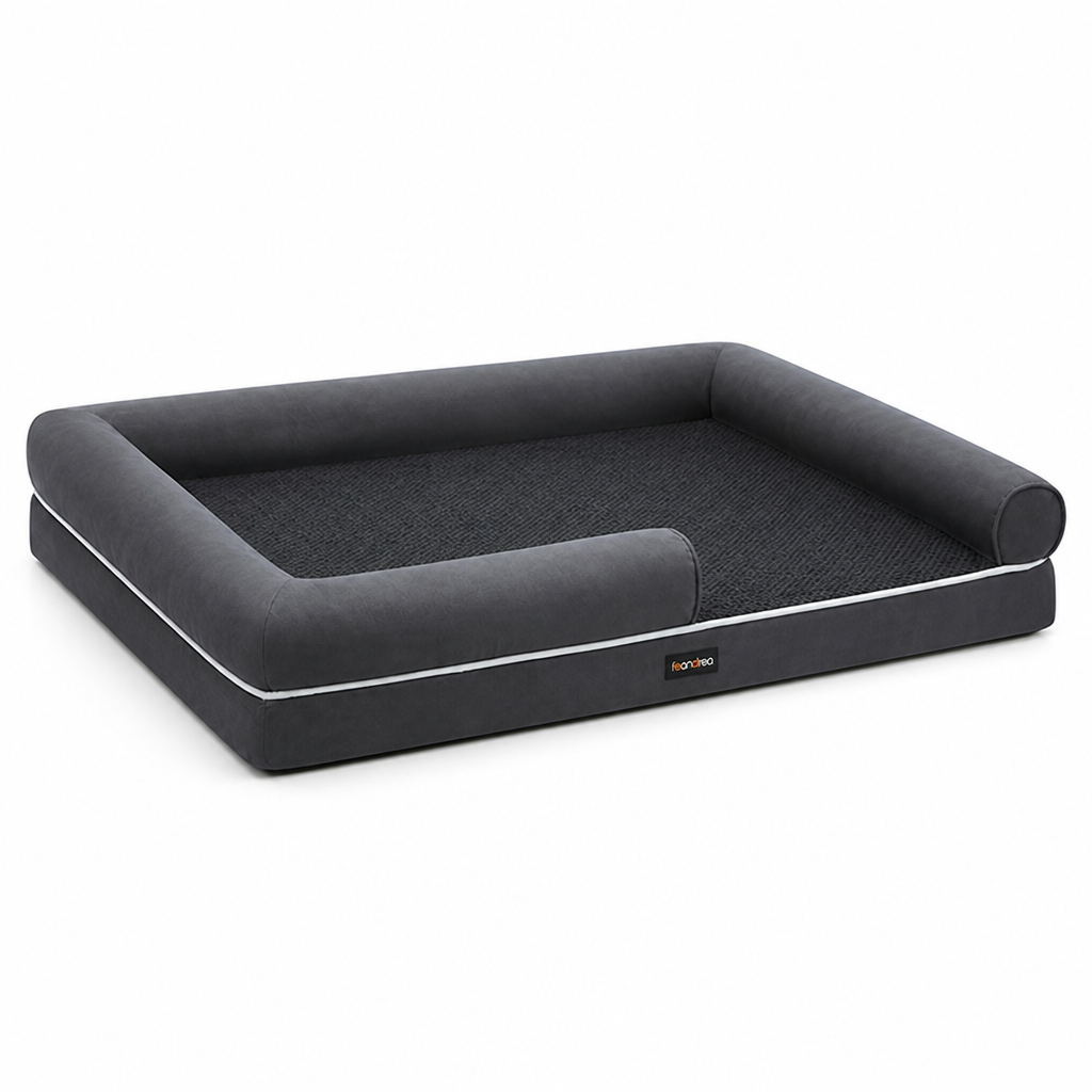 Orthopedic Washable-Cover Pet Bed (Non-Slip Base)