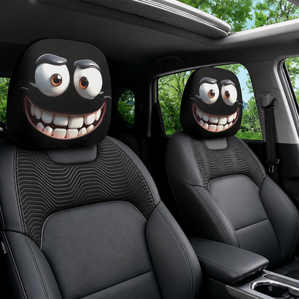 LumaPop™ Cartoon Headrest Covers — Turn Every Drive Into a Joyful, Smile-Packed Adventure