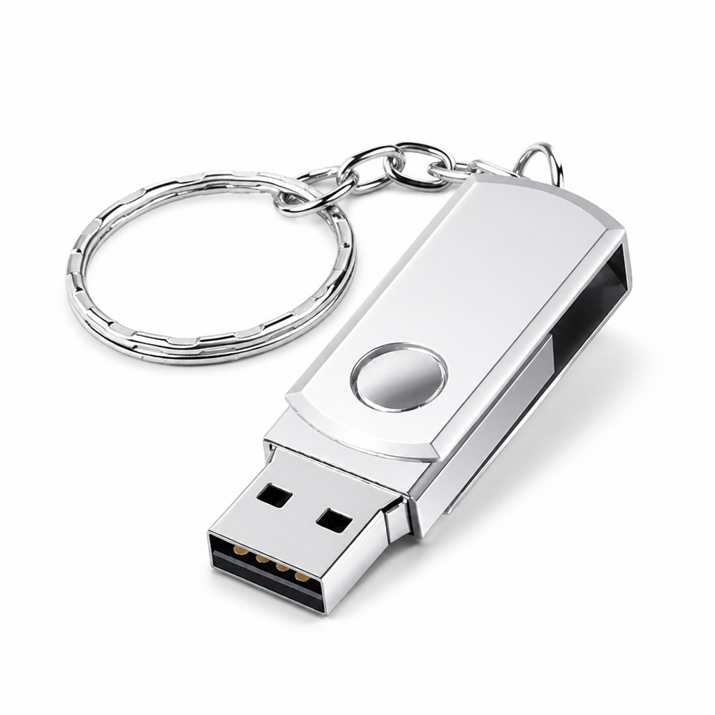 2TB USB 3.0 Waterproof Flash Drive (Keychain Loop)
