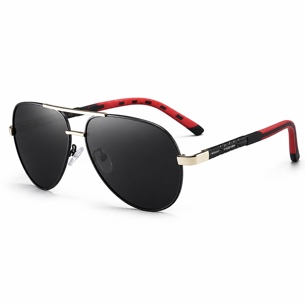 Polarized UV400 Anti-Reflective Aviator Sunglasses