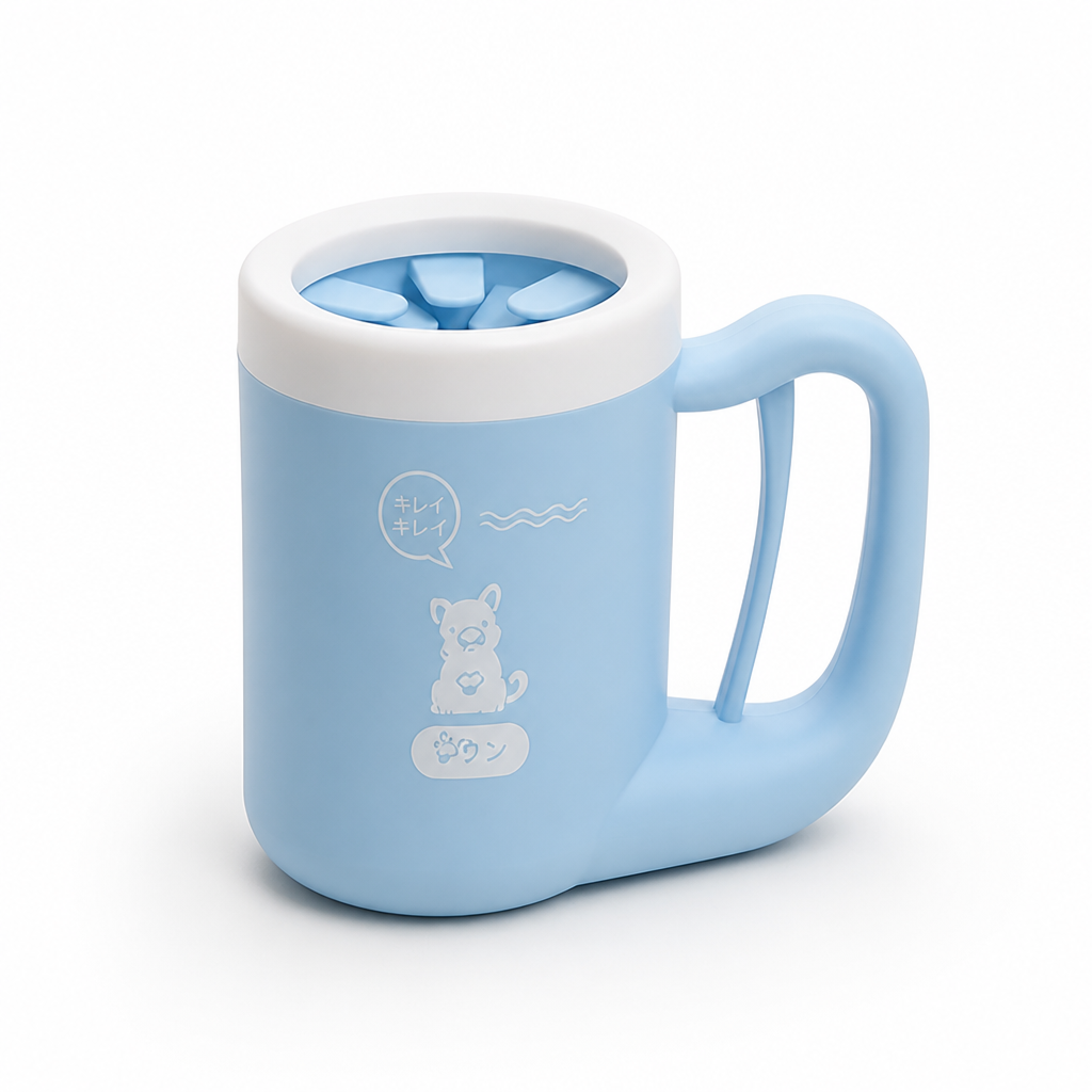 One-Touch 360° Soft Silicone Paw Cleaning Cup