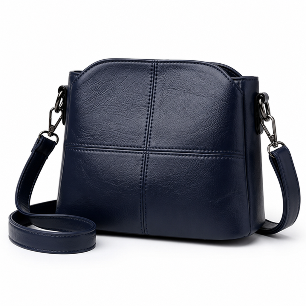 PU Leather & Adjustable Strap Crossbody Bag