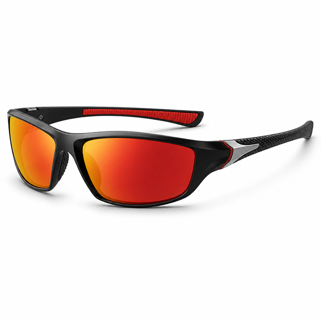 Polarized UV400 Rubber-Grip Wrap Sunglasses