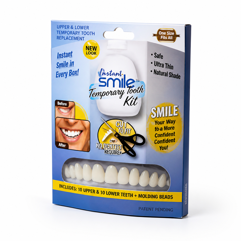 Instant Natural-Looking Tooth Replacement Kit