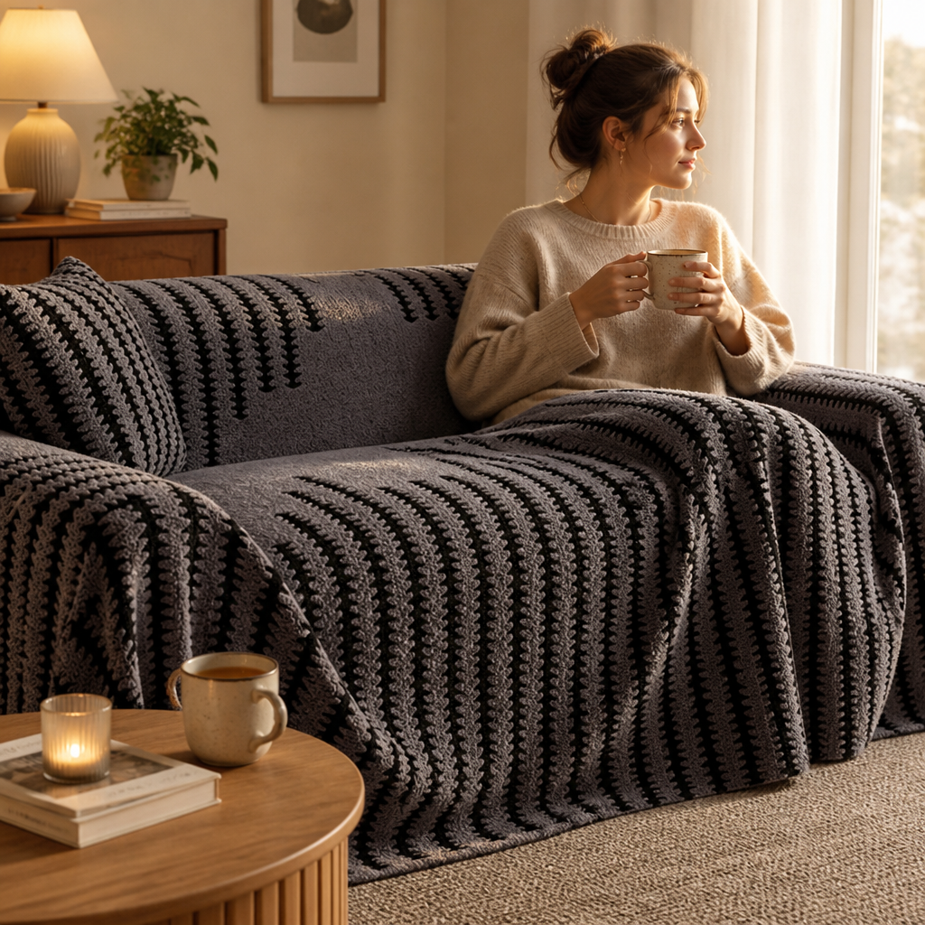 SnuggleNest™ — Wrap Your Sofa in Unshakable Warmth and Cozy Comfort All Season Long