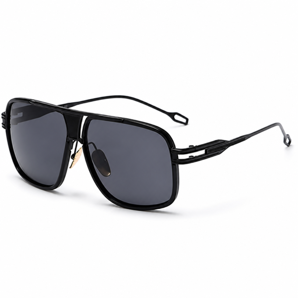 100% UV Protection Lightweight Alloy Aviator Sunglasses