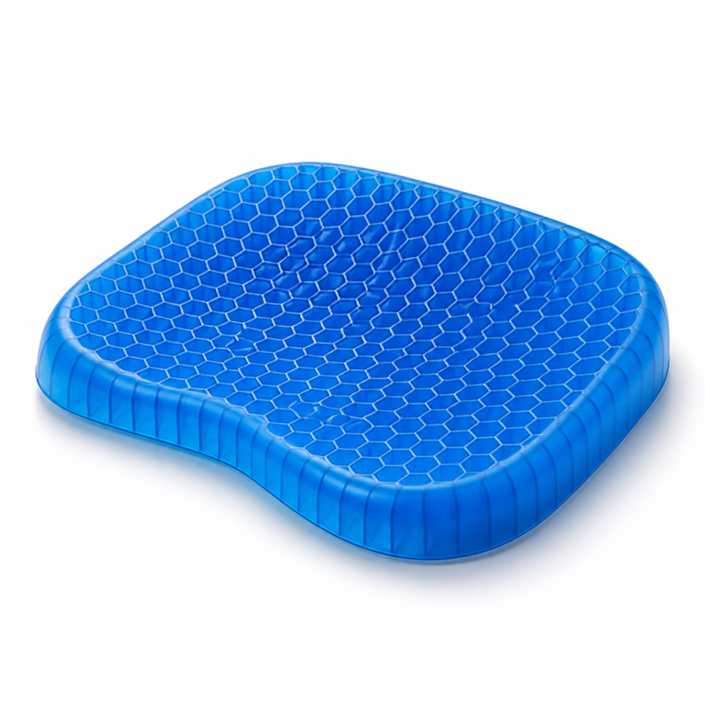 Orthopedic Gel Tailbone Support Seat Cushion (Removable Cover)