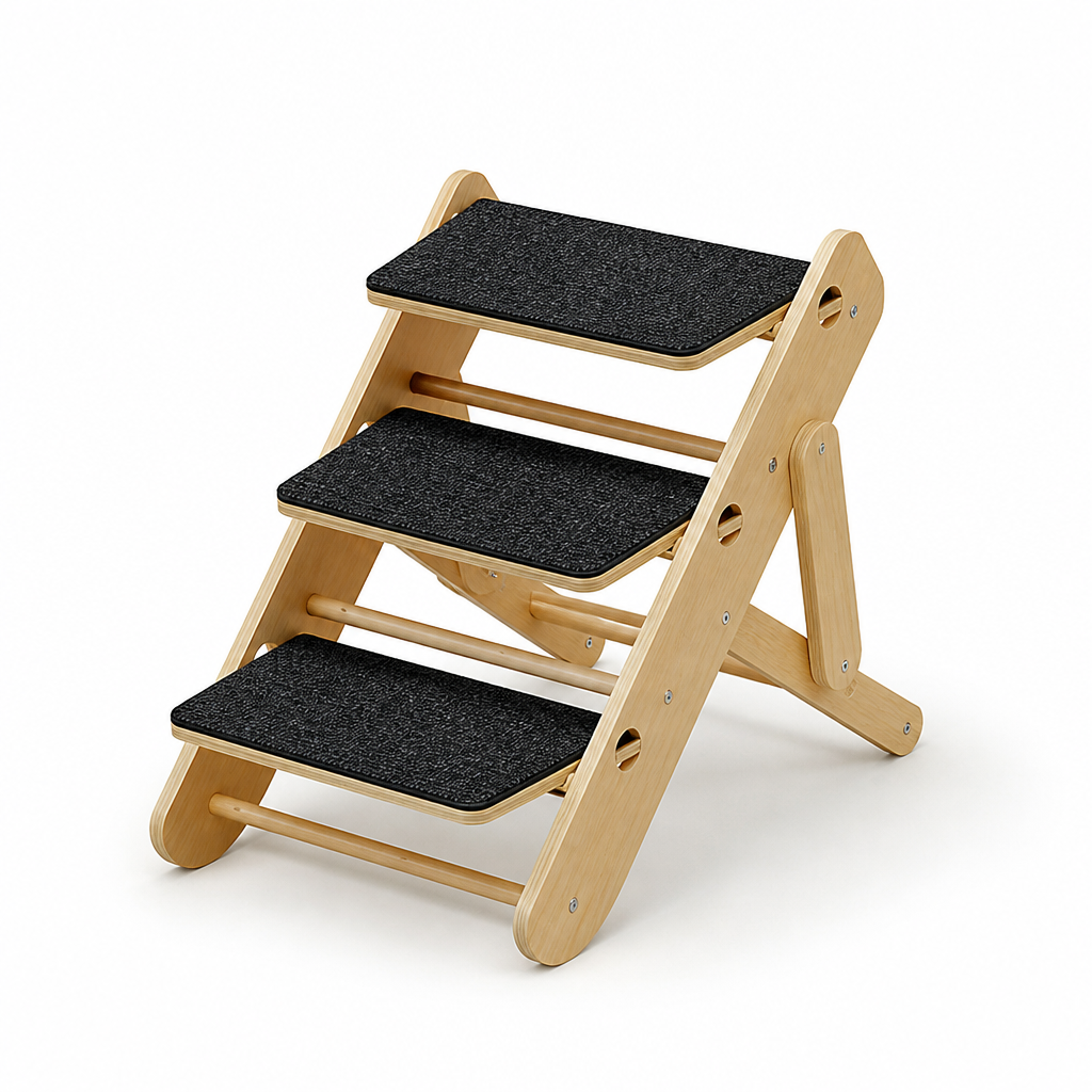 Adjustable Non-Slip Carpet Pet Ramp (Foldable)
