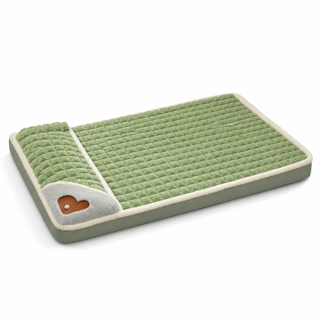 Orthopedic Foam Pet Bed With Neck Pillow (100×70 cm)