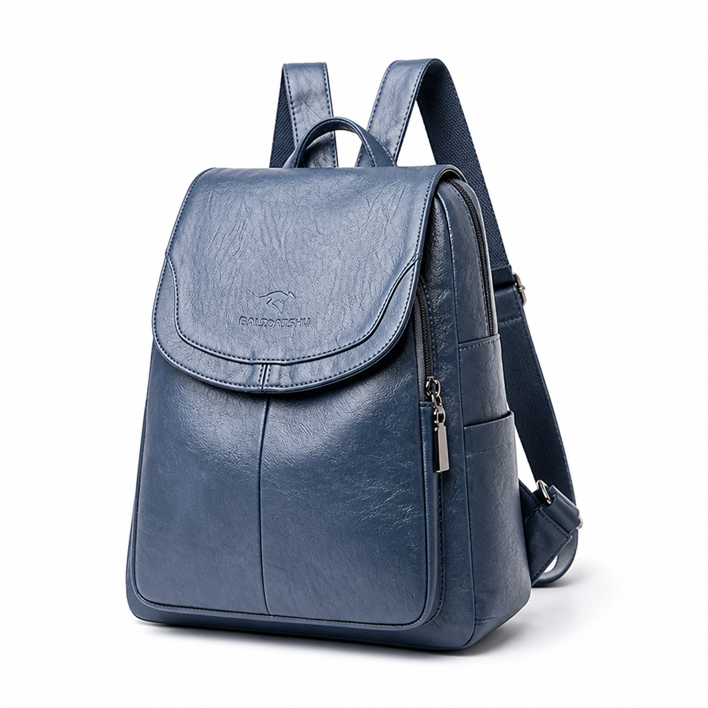 Premium Cow Leather & Smart Organization Backpack