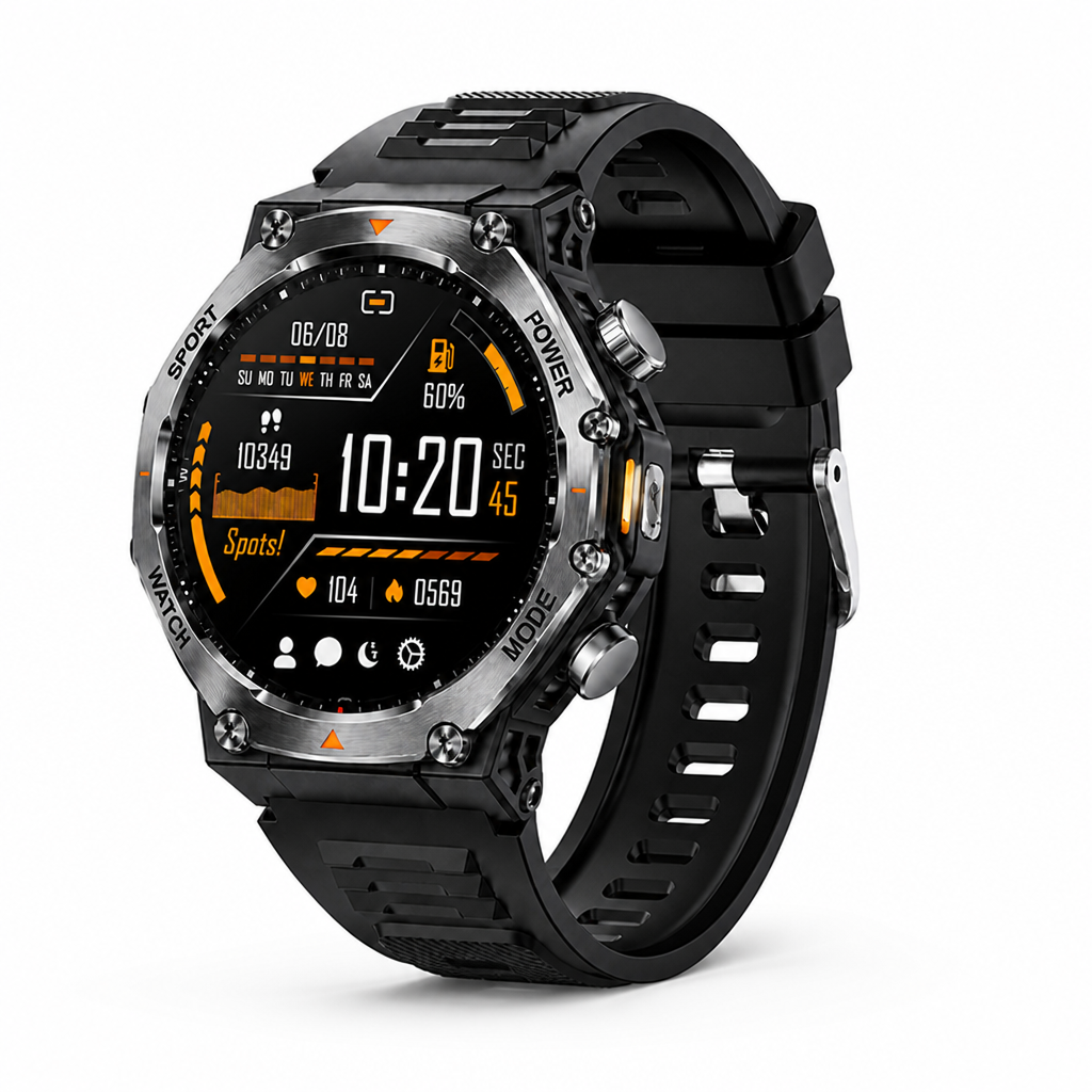 Bluetooth Calling 1.43in HD Sports Watch