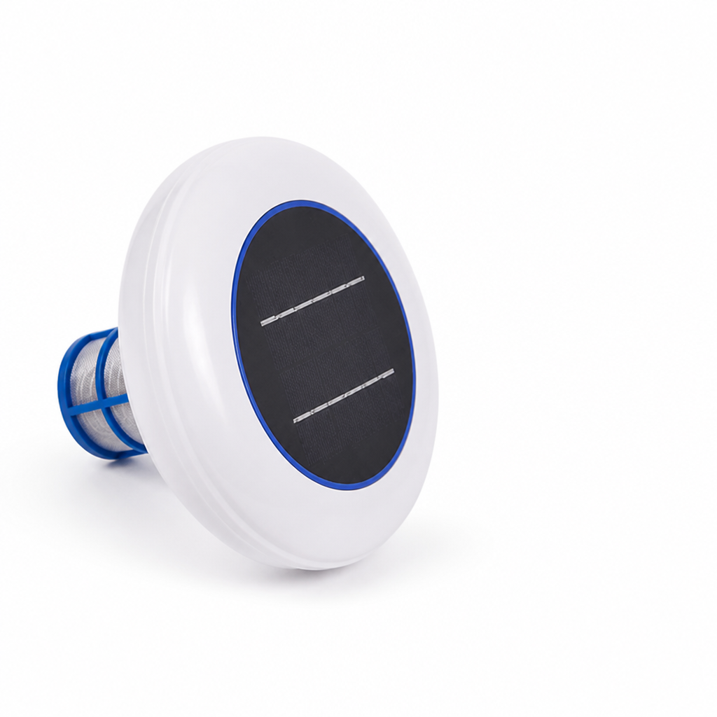 Solar-Powered Copper & Silver Pool Ionizer