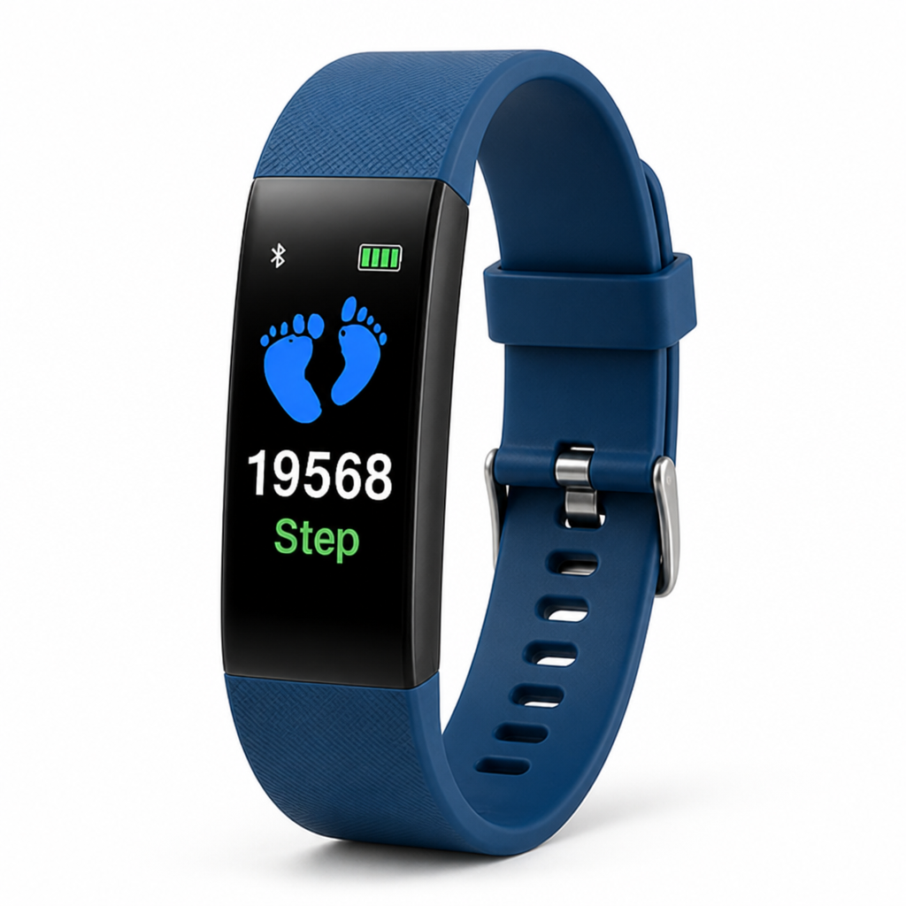 Simple LED Heart & Blood Pressure Senior Smartwatch