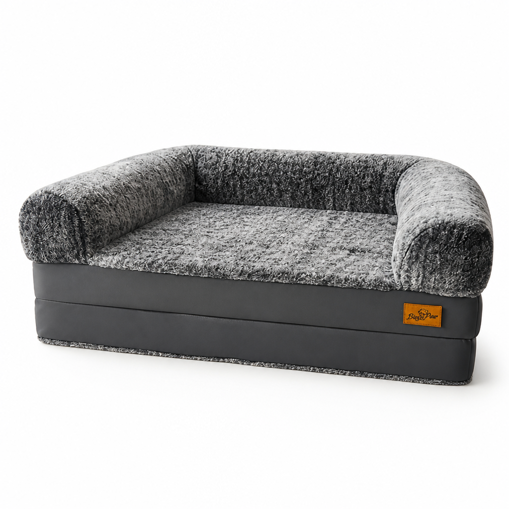 Oversized Orthopedic Faux Fur Nap Bed (For Adults & Pets)