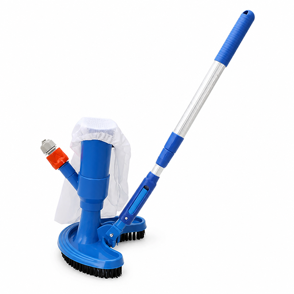 Hose-Powered Telescopic Handheld Pool Vacuum
