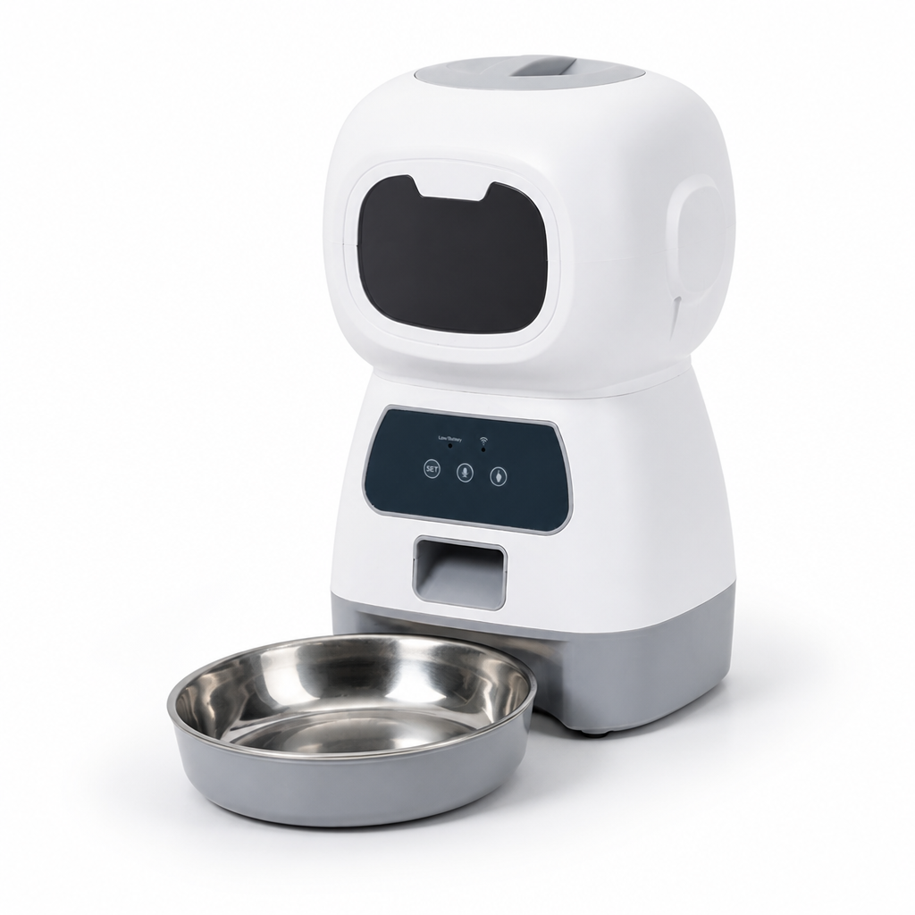 Programmable Wi‑Fi Automatic Pet Feeder (Dual Power)