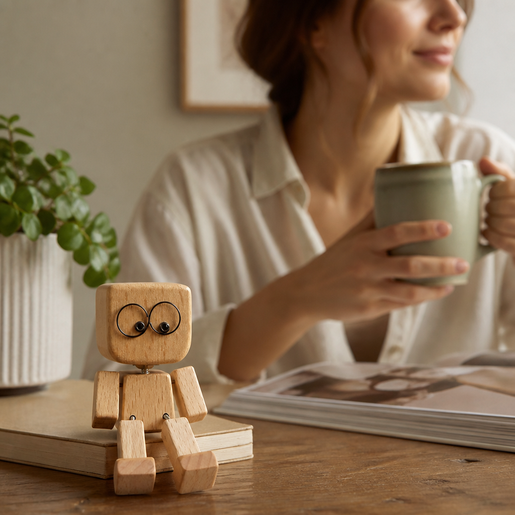 SwayBuddy™ — Instantly Lift Your Spirits with a Handcrafted Friend That Swings to Your Mood