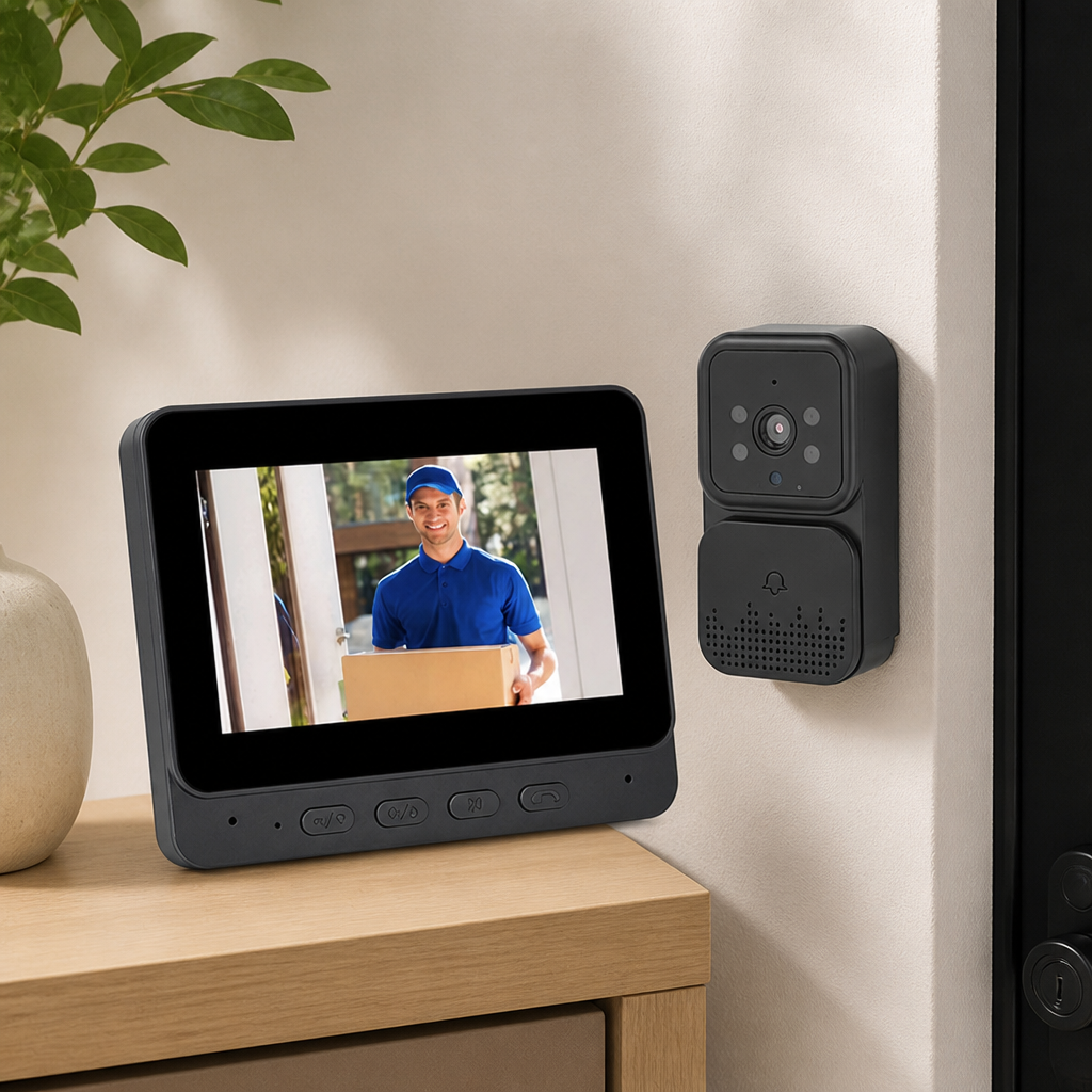 SecureSight™ — Take Instant Control with Sharp, Night-Ready Front Door Security