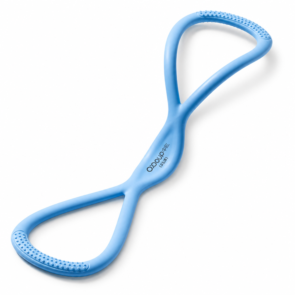Posture-Correcting Silicone Figure-8 Resistance Band