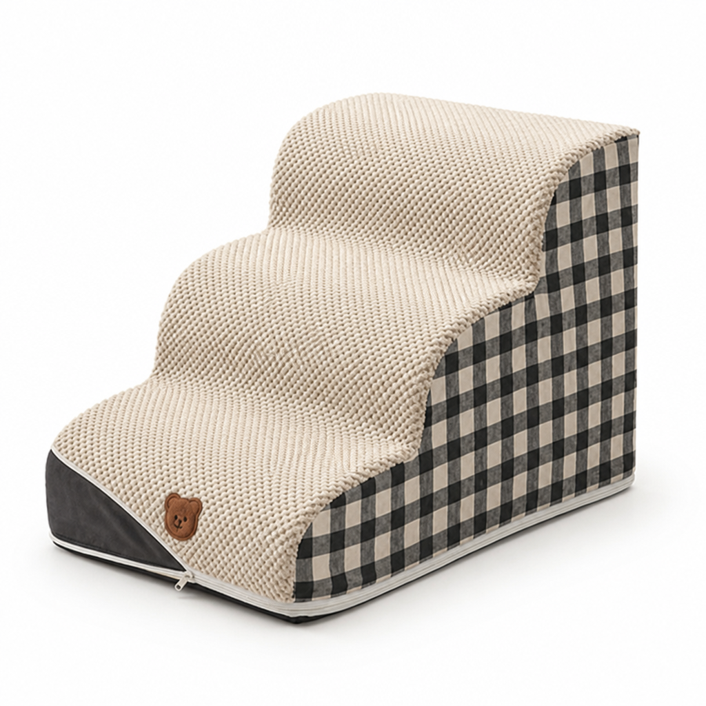 Soft Foam Non-Slip Pet Stairs (Removable Washable Cover)