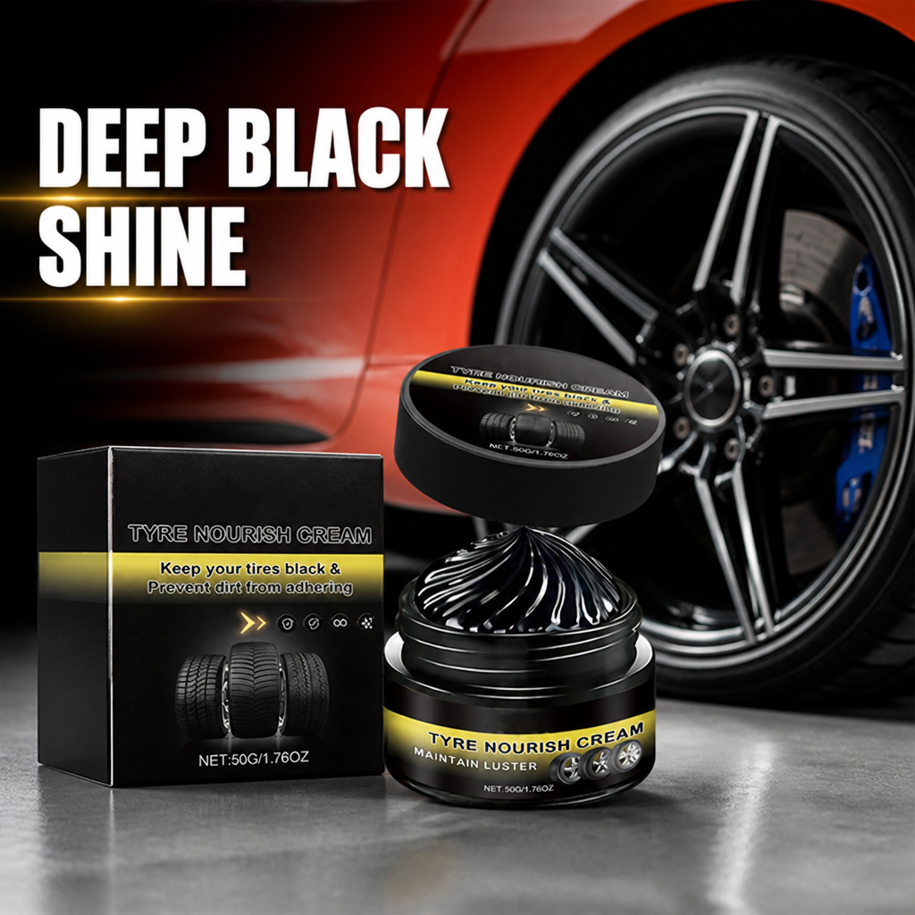 MidnightSheen™ — Instantly Revive Tires with Lasting Deep Black Shine and Rugged UV Defense