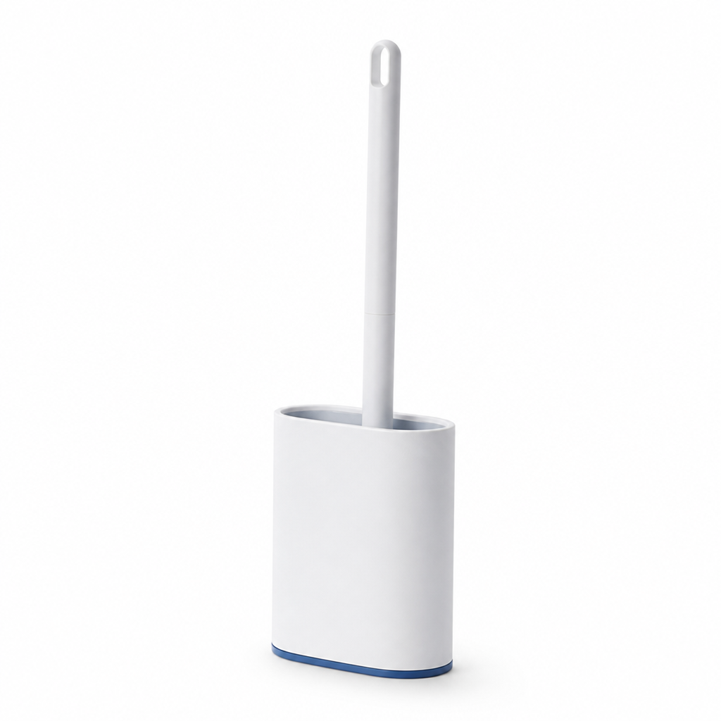 Durable Nylon Bristles & Ergonomic Handle Toilet Brush