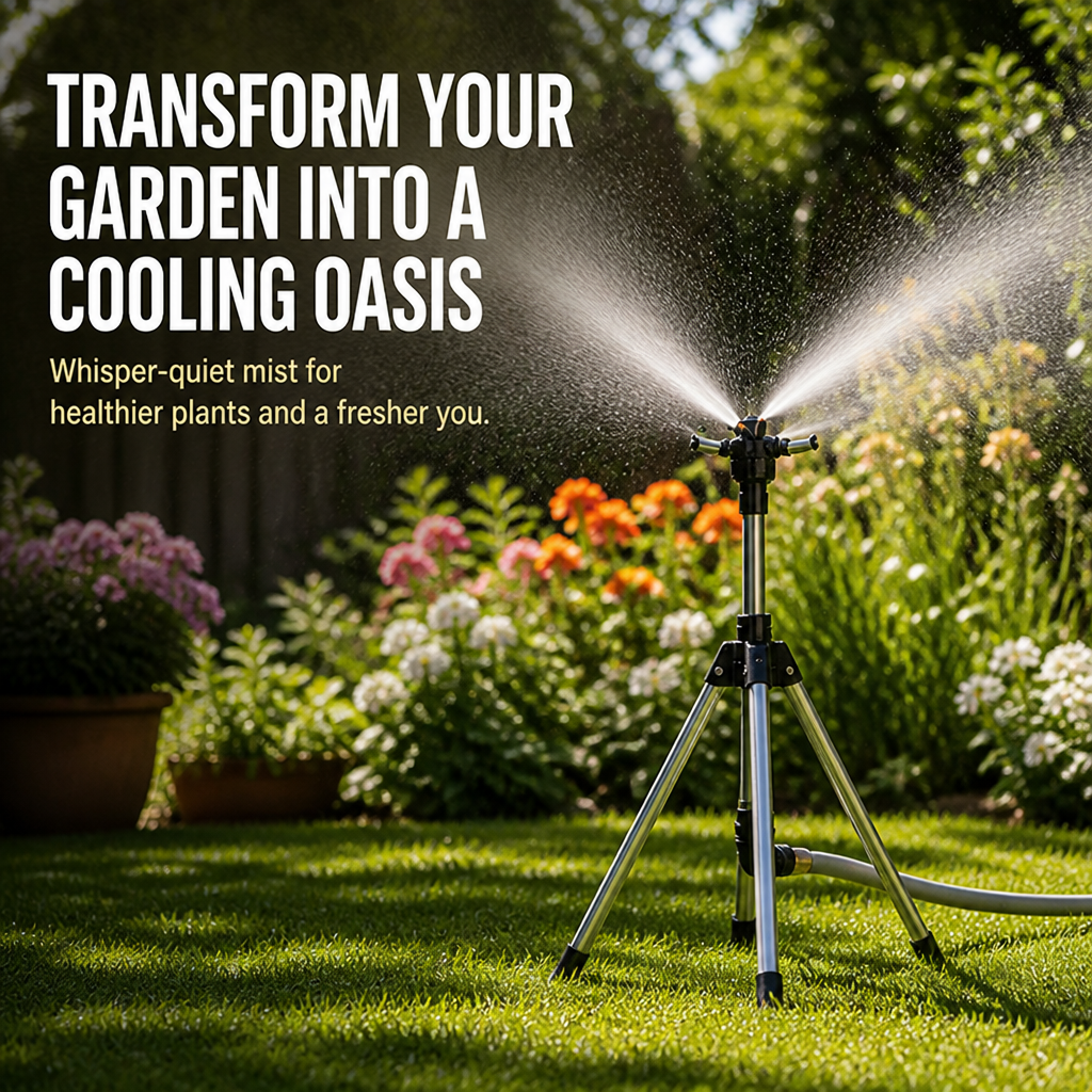 PureMist™ — Transform Your Garden into a Silent, Cooling Oasis of Life