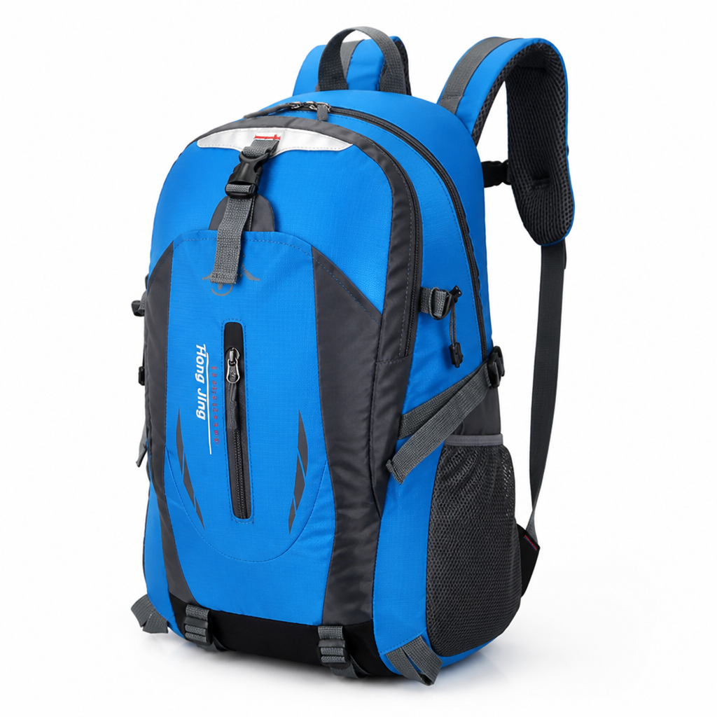 Water-Repellent Multi-Compartment Travel Backpack (Adjustable Padded Straps)