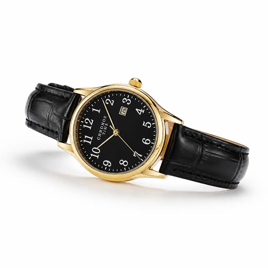Square Dial Faux Leather Women's Quartz Watch (Splash-Resistant)