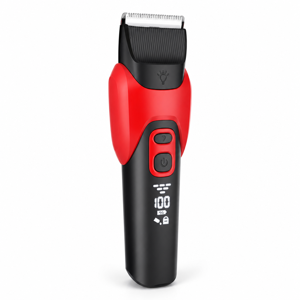 Whisper-Quiet Cordless Titanium Ceramic Dog Clippers