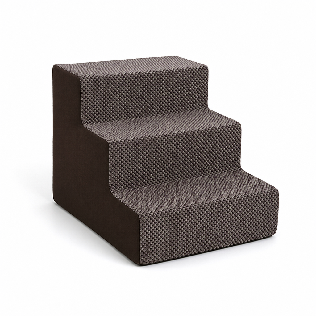 Anti-Slip Adjustable Right-Angle Pet Stairs (3-5 Steps)