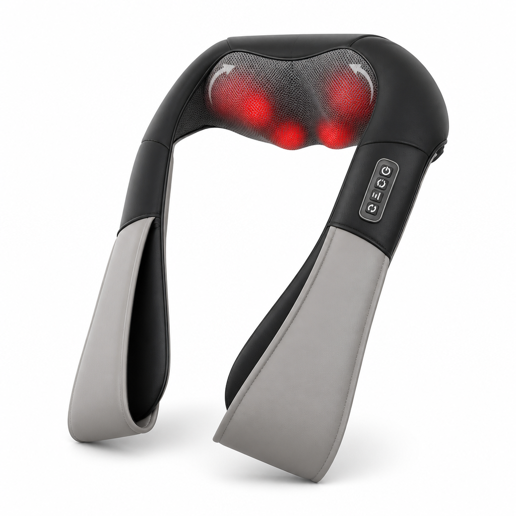 Deep-Kneading Shiatsu & Infrared Massage Cushion