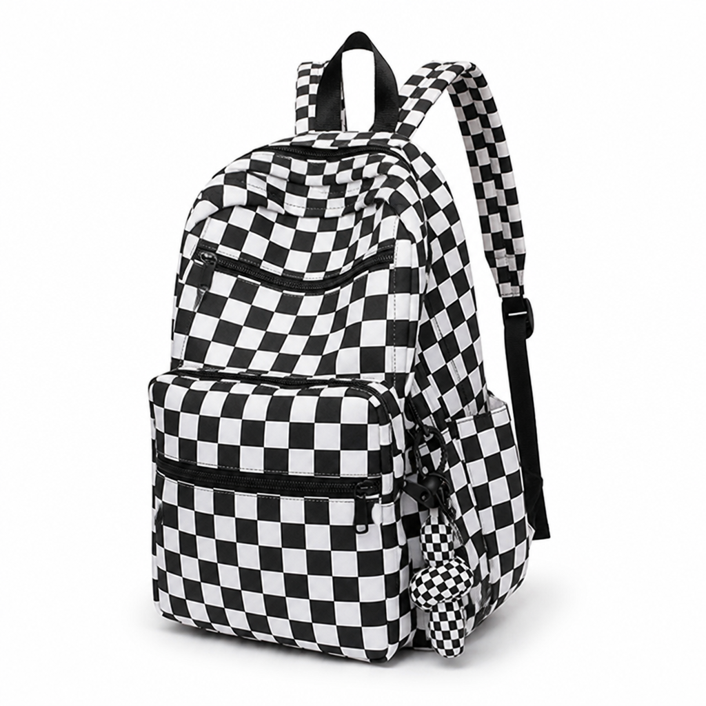Lightweight Multi-Pocket Backpack (Pendant Detail)