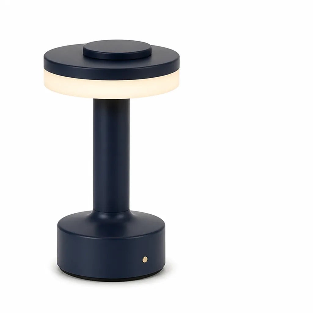 Rechargeable Cordless LED Table Lamp With Stepless Dimming (3-Color Modes)