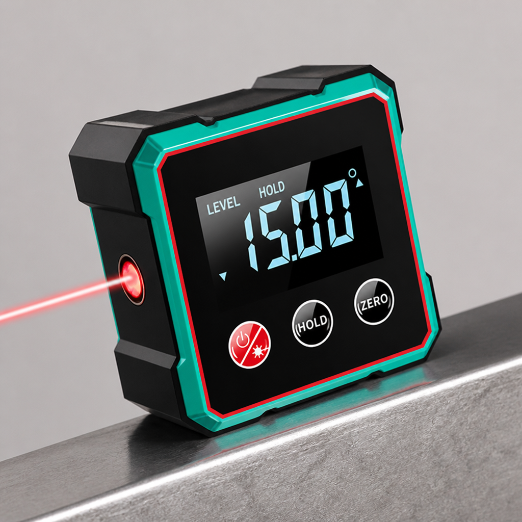 VeroTilt™ Magnetic Digital Angle Meter — Lock In Perfect Angles Instantly and Work Confidently