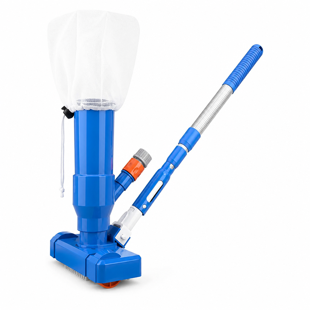 Hose-Powered Venturi Pool Vacuum (40-Inch Telescoping Pole)