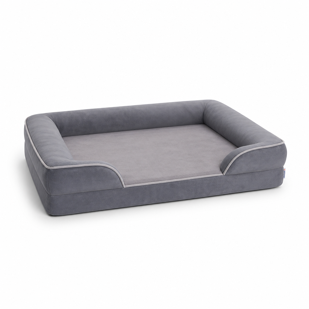 Orthopedic Plush Pet Bed (Removable & Washable Cover)
