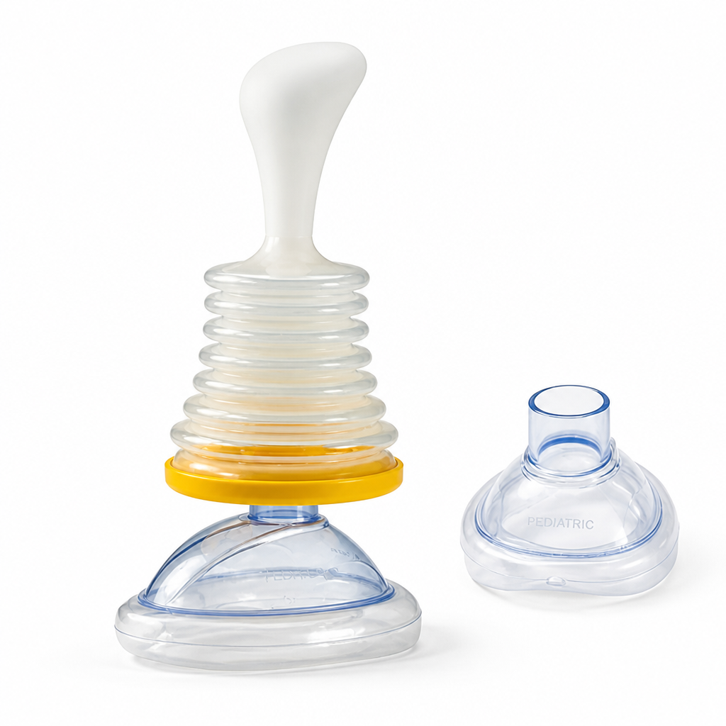 Strong Suction Medical Silicone Anti-Choking Device (Child & Adult Masks)