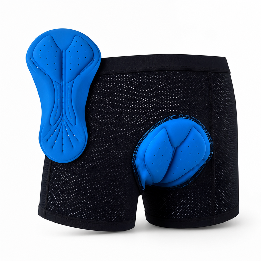 5D Gel Padded Breathable & Moisture-Wicking Motorcycle Shorts (Low-Rise)