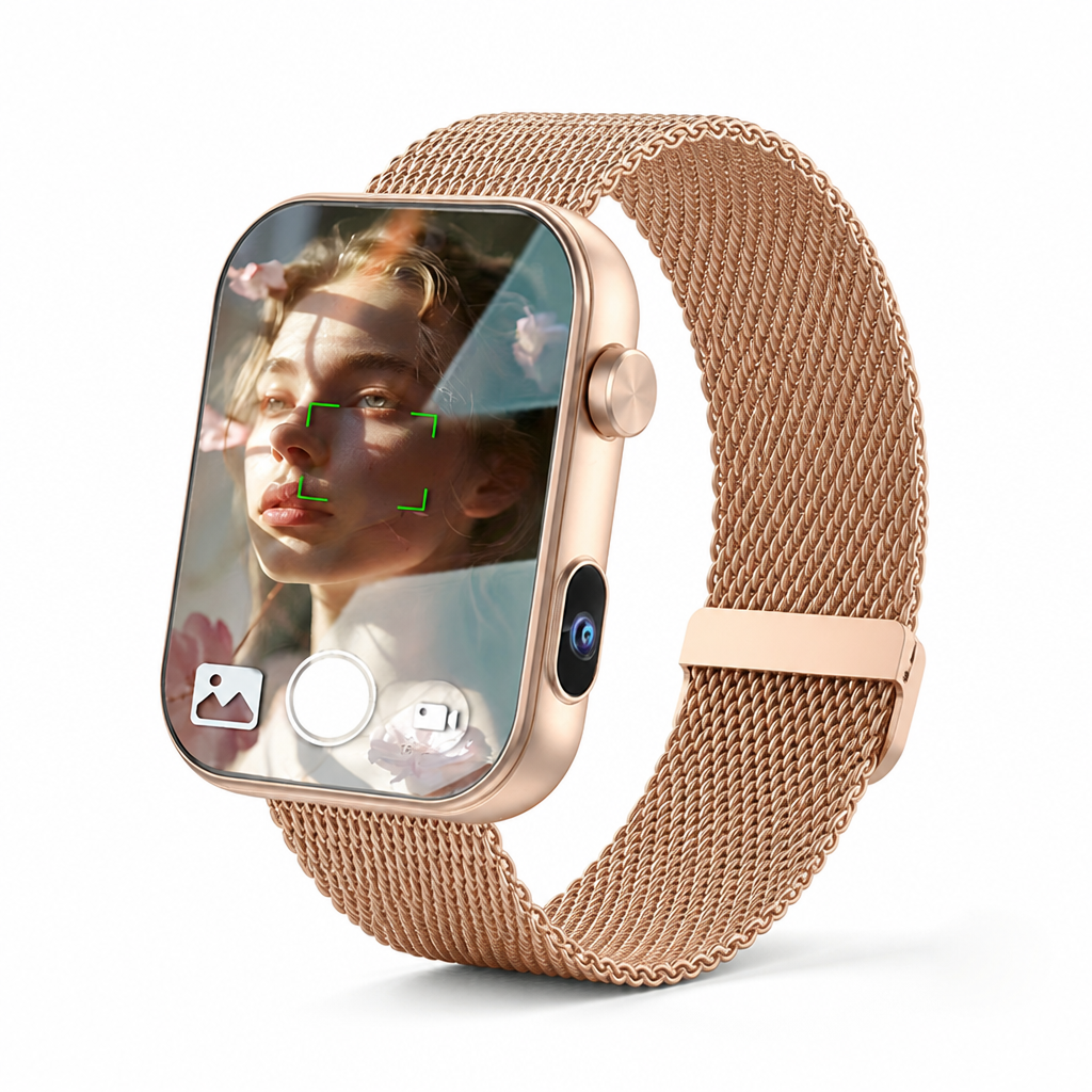 Built-In Camera & Wireless Calling Smartwatch
